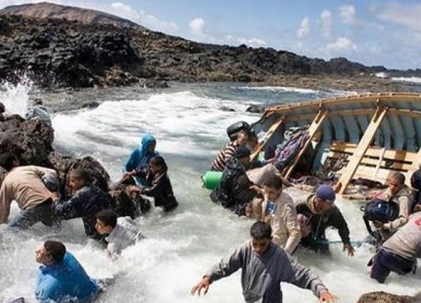 مأساة جديدة...إنقاذ قارب للهجرة السرية وعلى متنه 53 شخصا و 15 جثة بالناضور