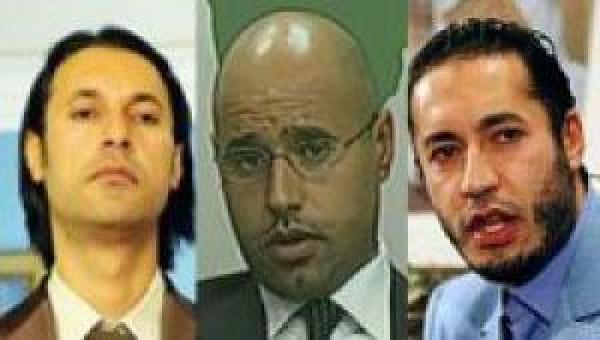 تفاصيل عن أبناء القذافي , سيف الإسلام , ساعدي , معتصم , هنيبعل , خميس , عائشة , محمد , سيف العرب