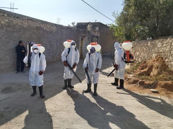 عملية واسعة للتعقيم والتطهير ضد فيروس كورونا تشمل كل قرى ودواوير اليوسفية (فيديو)
