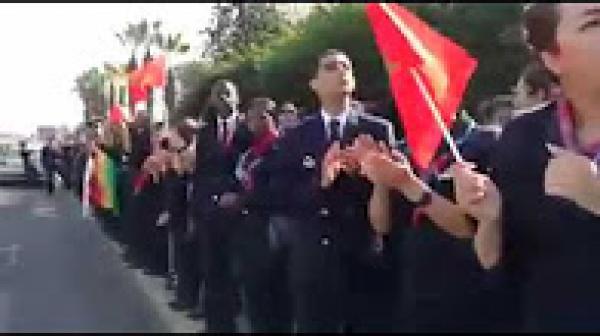 اضراب مضيفات ومضيفي لارام وشعارهم الذي وجهوه للملك