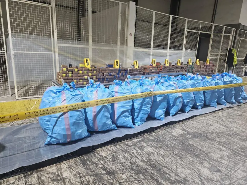 ضربة كبرى لمهربي المخدرات بميناء طنجة المتوسط