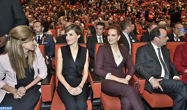الأميرة للا سلمى تحضر بباريس أشغال المؤتمر العالمي ضد السرطان