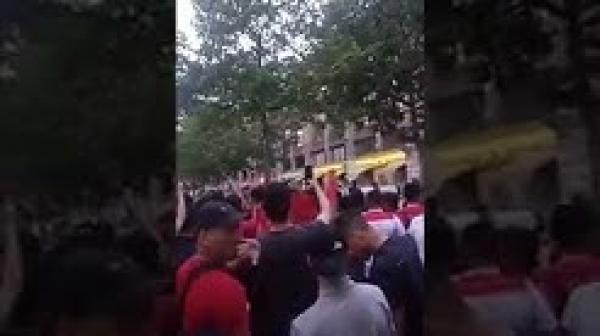 مغاربة العالم يحتفلون بفوز أسود الأطلس على كوت إيفوار