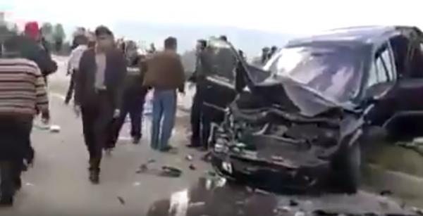 حادثة سير مروعة: اصطدام مجموعة من السيارات في الطريق السيار بين الرباط و طنجة