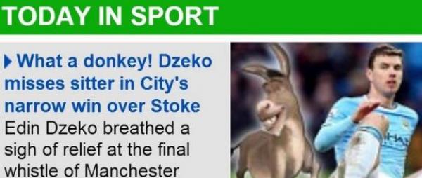 بالفيديو : صحيفة تشبه دزيكو ب"الحمار" بعد تضييعه لهدف بغرابة أمام ستوك ! 