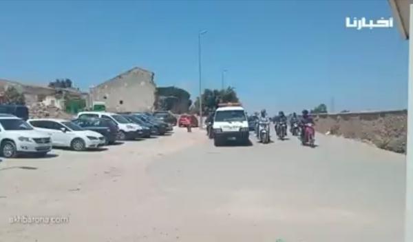 مشاهد مؤلمة من جنازة السيدة ضحية ابنها السفاح بالدارالبيضاء