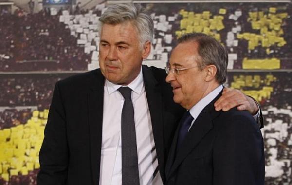 صحيفة ماركا : رأس أنشيلوتي معلق على مباراة البارصا والريال