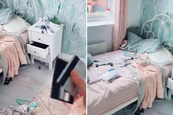 بالفيديو..ترغم ابنتها على تنظيف غرفتها بحيلة ذكية