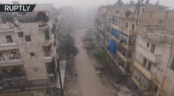 مشاهد صادمة للدمار والخراب الذي أصاب أحياء حلب السورية!!