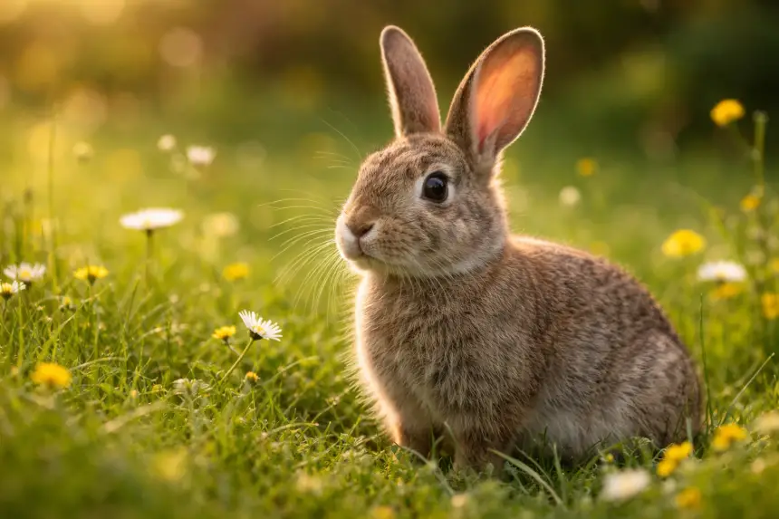 كيف ترى الأرانب العالم بزاوية تقارب 360 درجة؟