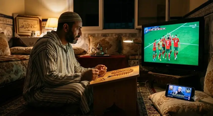 الفراجة أو قيام الليل!.. توقيت بث مباراة المنتخب المغربي يثير شهية صناع المحتوى الديني
