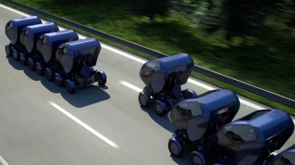 بالفيديو: سيارة ذكية قادرة على الإنكماش.. يمكن ركنها أينما كان !