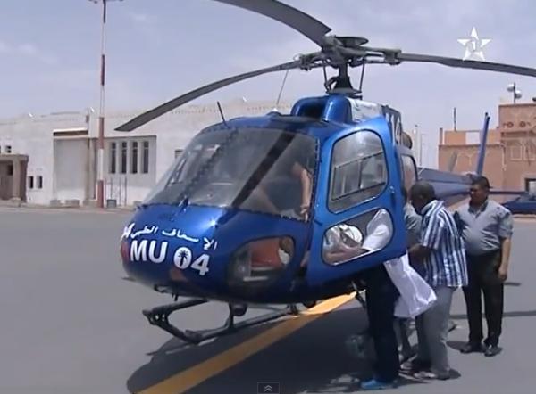 إنفاد حياة إمرأة حامل بواسطة المروحية‏