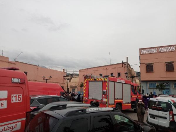 عاجل..انهيار منزل ببني ملال واستنفار للسلطات والوقاية المدنية