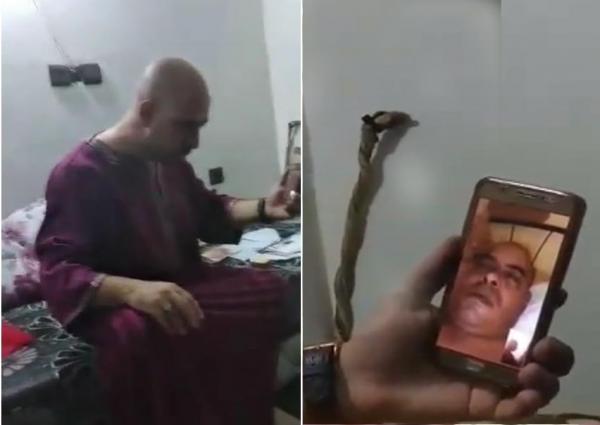 راقي بركان يظهر في فيديو جديد وهو يحاور الجن