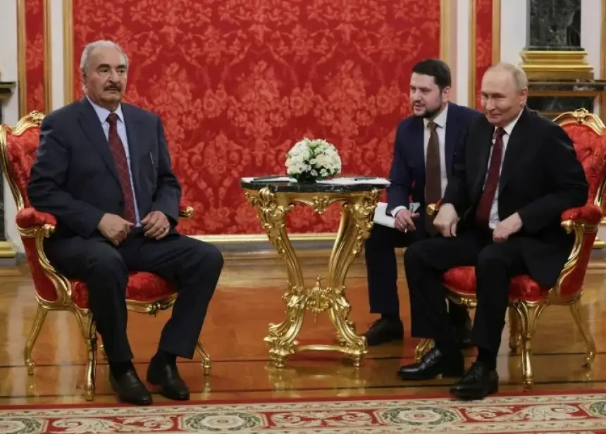 بوتين يستقبل خليفة حفتر في الكرملين