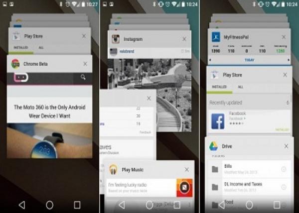 تعرف على ميزة المهام المتعددة في Android L
