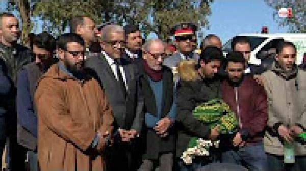 تشييع جنازة زينب آيت سي التي قضت في الهجوم الإرهابي بإسطنبول