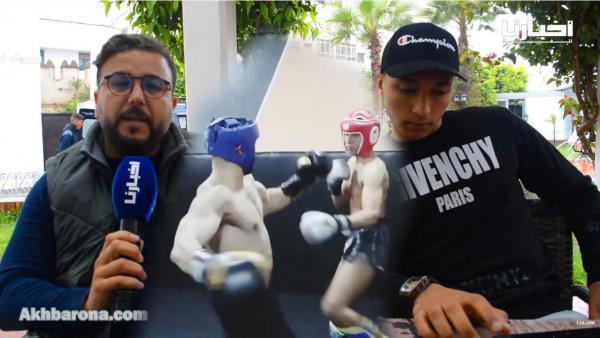 شاب من مدينة الفنيدق يسقط "الملولي" بالضربة القاضية في نزال بمدينة القنيطرة ويكشف سر "لقطة الكاوو"