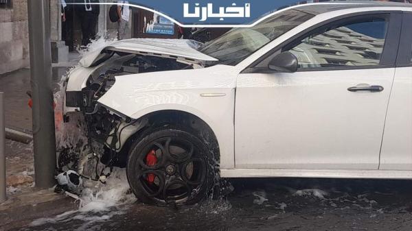 سيارة تتسبب في انفجار قناة للماء الصالح للشرب وفريق ليديك يتدخل بشكل غريب