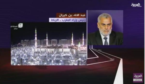 بنكيران يجهش بالبكاء  مباشرة على الهواء بسبب الاعتداء على الحرم النبوي (فيديو)