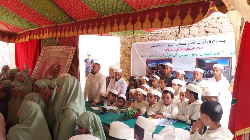 زاوية أحنصال.. براعم القرآن يحيون روح التصوف في ملتقى سنوي يعبق بنفحات الإيمان