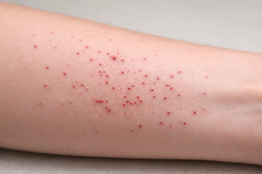 بقع حمراء دقيقة على الجلد قد تكشف اضطرابات خفية في الدم والأوعية