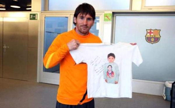 صحيفة توضح القصة الحقيقية لميسي و الطفل المغربي وليد