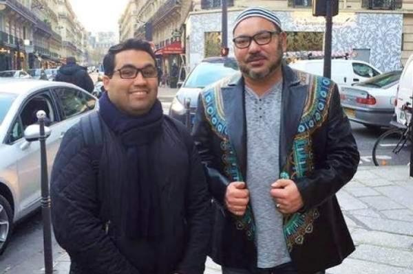 بالصور.. الملك محمد السادس يتناول العشاء مع بطل فرنسي في أحد مطاعم باريس