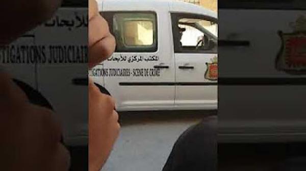 لحظة اعتقال شابين ببني ملال من طرف لبسيج