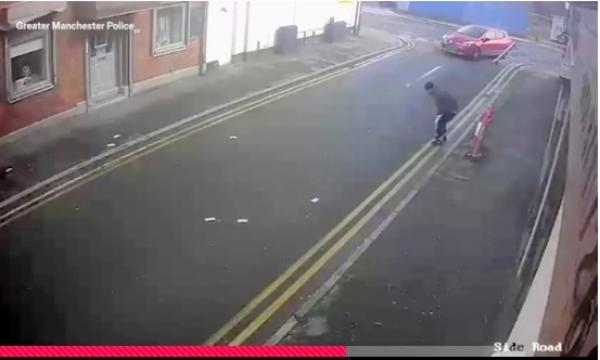 بالفيديو: لص يفلت من الشرطة...فتفضحه الرياح