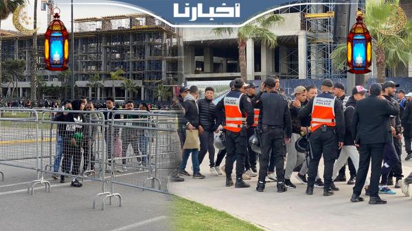 قبل موعد الإفطار، جماهير الرجاء تتوافد بأعداد غفيرة على "دونور" لحضور الديربي