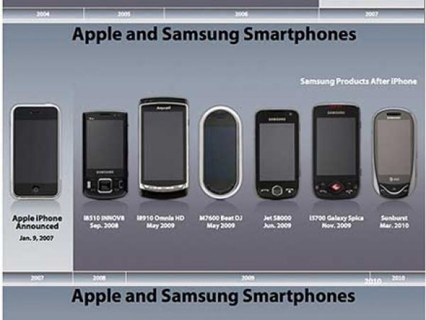 3 صور تعتمد عليها "أبل" لكسب معركتها مع "سامسونغ"