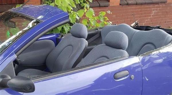 بالصور: شاهد ماذا فعل هذا السائق للتعامل مع الحَرّ الشديد