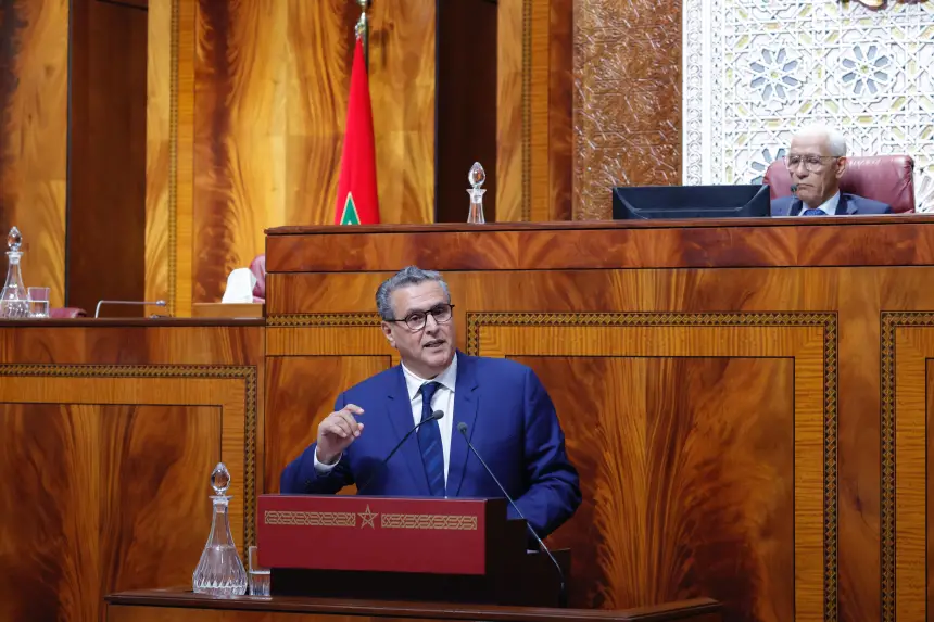 الحصيلة الحكومية ..أخنوش: انتقال القدرة الإنتاجية لتحلية المياه من 46 مليون متر مكعب سنة 2021 إلى 415 مليون متر مكعب في 2026