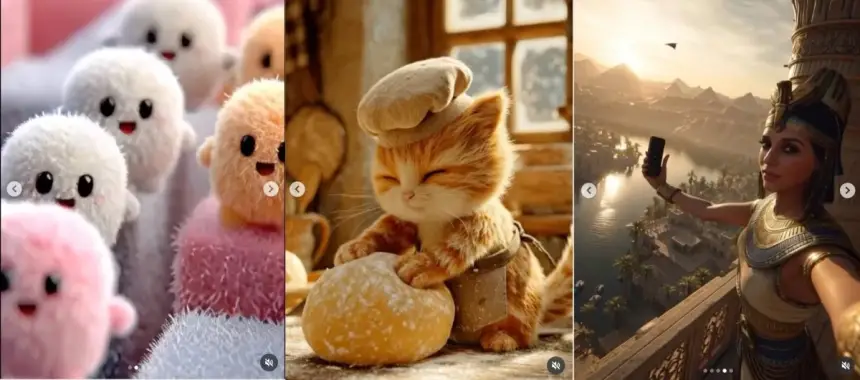 ميتا تدخل سباق الفيديوهات القصيرة بالذكاء الاصطناعي عبر خدمة "Vibes"