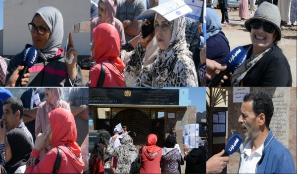 الله يسمح لينا من الوالدين: باركين في الشمس لساعات كيتسناو ولادهم يخرجو من امتحان الباك