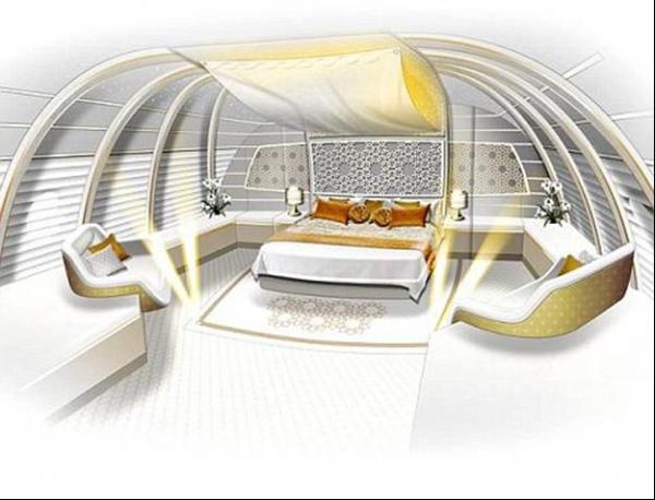 بالفيديو ... القصر الطائر للأمير الوليد بن طلال