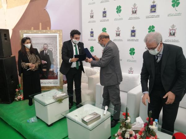 الوالي وعمدة مراكش يستعرضان إمكانيات شركة تدبير النفايات الجديدة بالمنارة