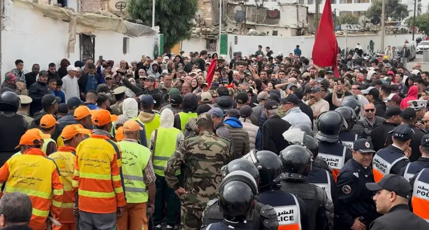 رغم تهدئة السلطات… مواجهات بين متقاعدي الجيش والقوات العمومية خلال عملية الإفراغ بعين برجة