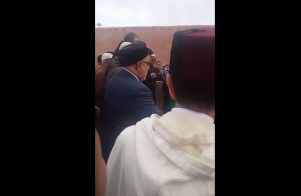 بنكيران في جنازة المدير العام للصندوق الوطني للتقاعد