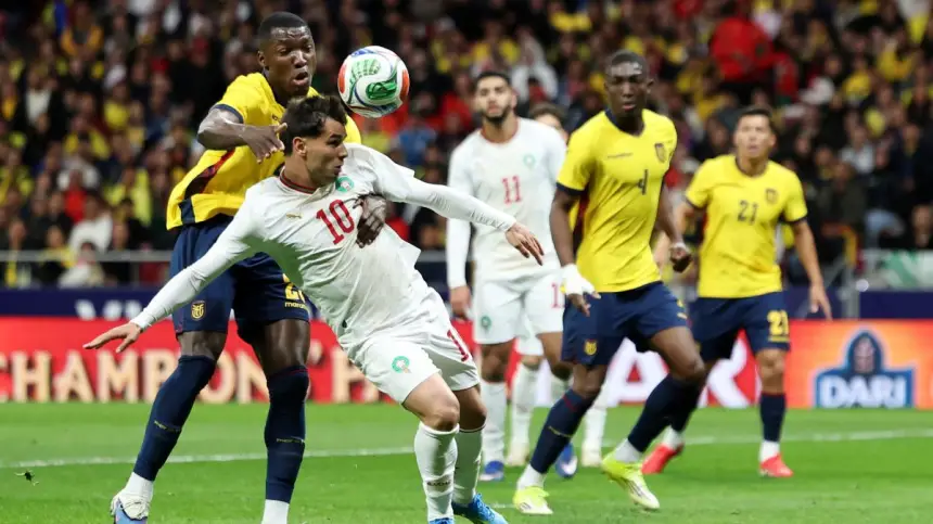 في أول مباراة في"عهد وهبي".. تعادل "صعب" للأسود أمام الإكوادور بمدريد وغياب "رأس الحربة" يثير التساؤلات