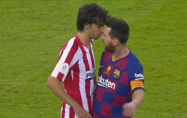 أنصار بنفيكا يقحمون تاعرابت في المشادة بين ميسي وفيليكس (صورة)