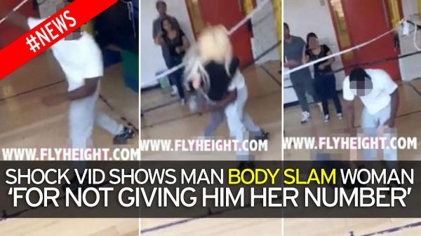 بالفيديو: رفضت أن تعطيه رقمها.. فحطم هاتفها وطرحها أرضاً