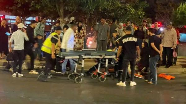 صاحب سيارة فارهة يتسبب في مجزرة بالقرب من مستشفى ابن سينا