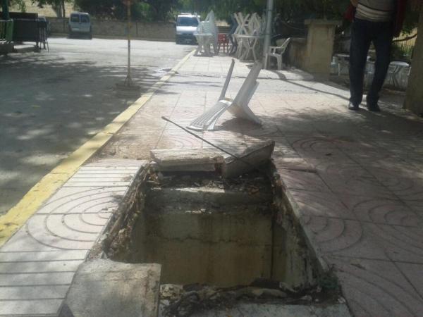 سيدة تنجو بأعجوبة بعد وقوعها ضحية "بالوعة خفية"