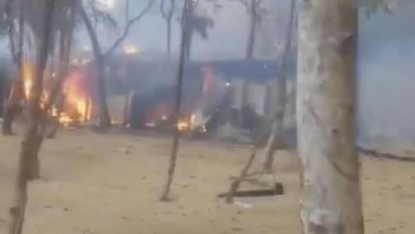 حريق مهول بدوار تازروت ضواحي تمارة