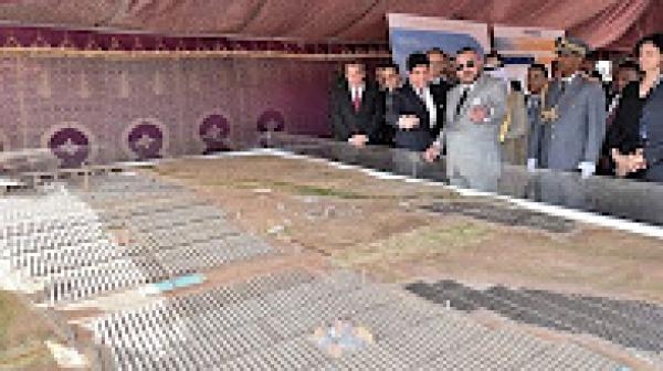 الملك يعطي انطلاقة اشغال محطة ورزازات “نور 4”