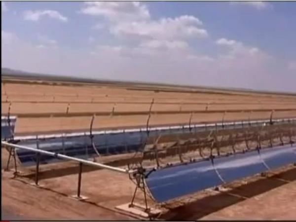 أكبر محطة لتوليد الطاقة الشمسية بالمغرب