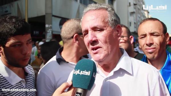 هذا ما صرح به والد ناصر الزفزافي لـ"أخبارنا" خلال مسيرة الرباط